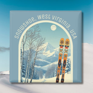 Imán Snowshoe West Virginia Estados Unidos Estación de 