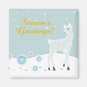 Imán Snowy Deer