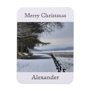 Imán Snowy Morning Flexible