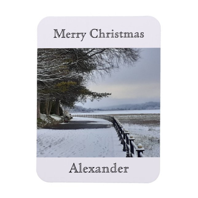 Imán Snowy Morning Flexible (Vertical)