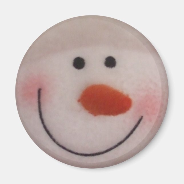 Imán Snowy Snowman (Frente)