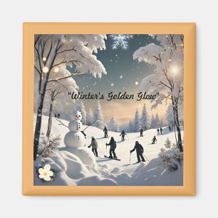 Imán "Snowy Winter Wonderland"