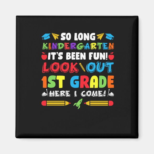 Imán So Long Kindergarten 1º grado (Frente)