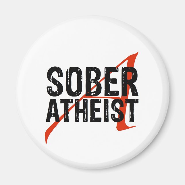 Imán Sober Atheist (Frente)
