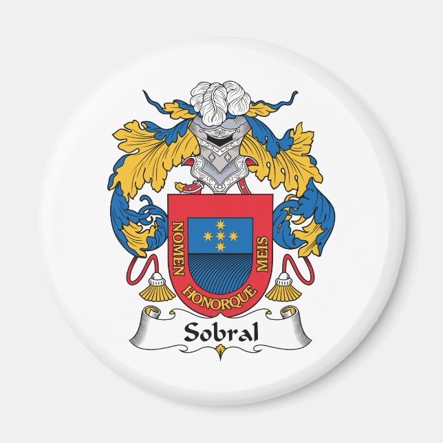 Imán Sobral Family Crest (Frente)