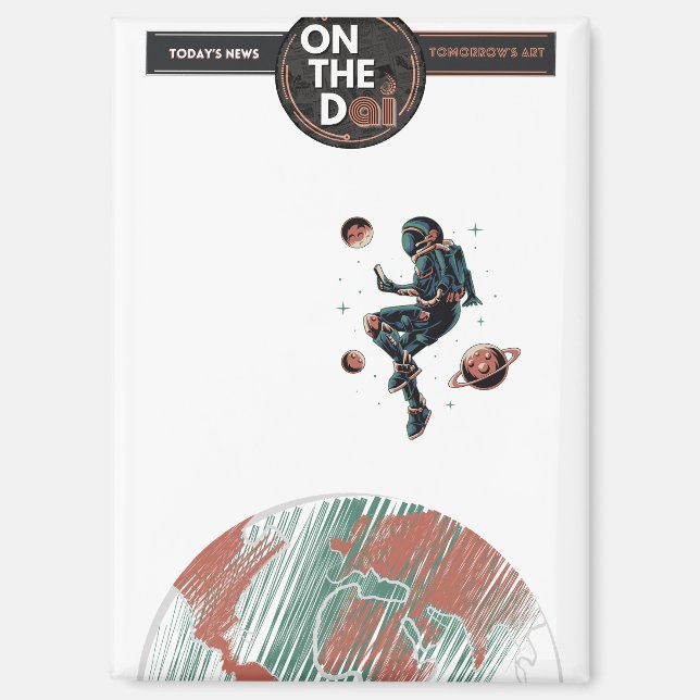 Imán SOBRE EL Dai News Magnet (Anverso)