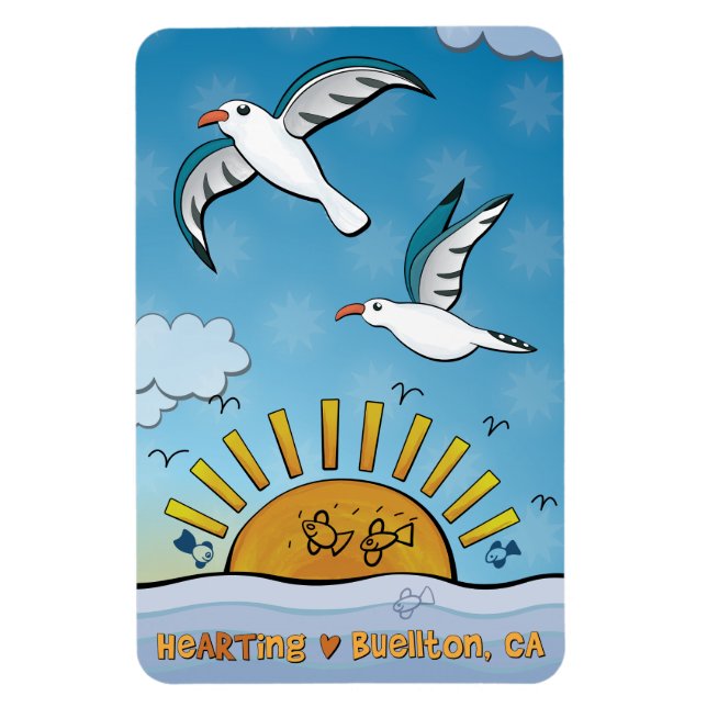 Imán - Sobre el mar (Vertical)