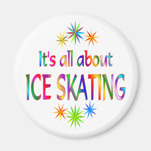 Imán Sobre el patinaje de hielo