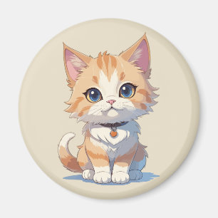 Imán Sobrecarga de ternura gatito Kawaii