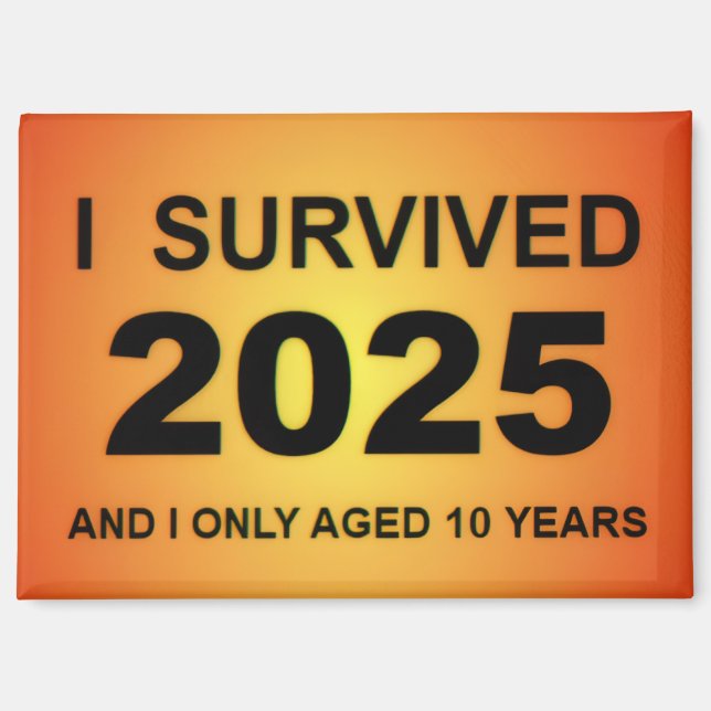 Imán Sobreviví 2025 (Anverso)