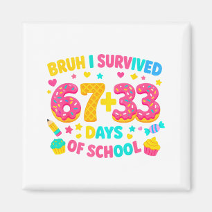 Imán Sobreviví 67 + 33 Días De Colegio Goteo De Helado 