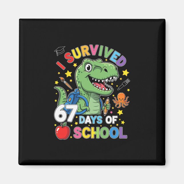 Imán Sobreviví 67 Días De Colegio Seis Siete Meme Para  (Frente)