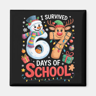 Imán Sobreviví 67 Días De Escuela Chiste Divertido Seis