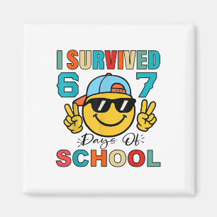 Imán Sobreviví 67 Días De Escuela Divertido 67 Meme Est