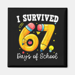 Imán Sobreviví 67 Días De Escuela Divertido 67 Meme Mae