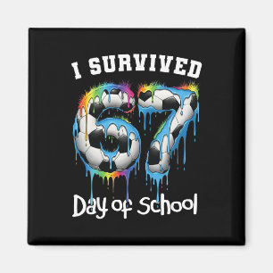 Imán Sobreviví 67 Días De Escuela Divertido 67 Meme Mae