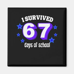 Imán Sobreviví 67 Días De Escuela Divertido 67 Meme Ret