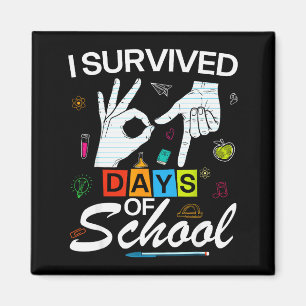 Imán Sobreviví 6 7 Días De Escuela Con Manos Meme Diver