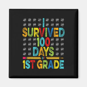 Imán Sobreviví a 100 días del 1° grado 100 Día de Sco