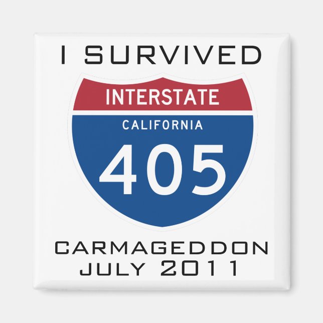 Imán Sobreviví a Carmageddon Magnet (Frente)