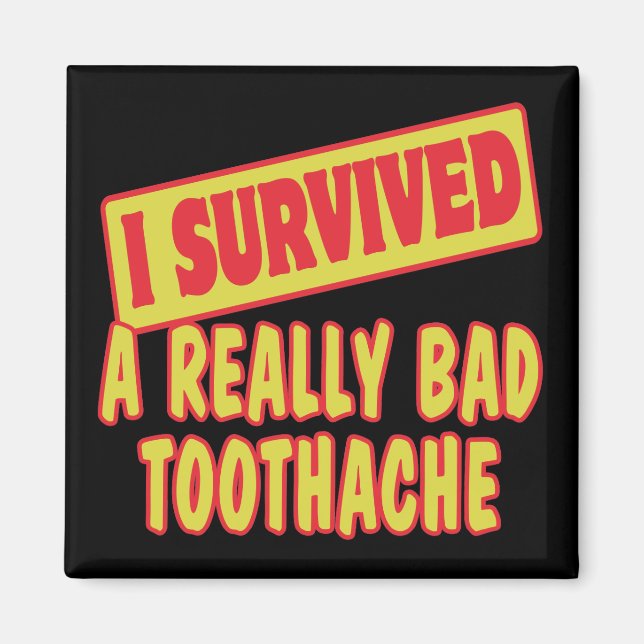 IMÁN SOBREVIVÍ A UNA MUY MALA TOOTHACHE (Frente)