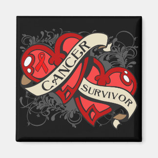 Imán Sobreviviente de cáncer de sangre o doble corazón