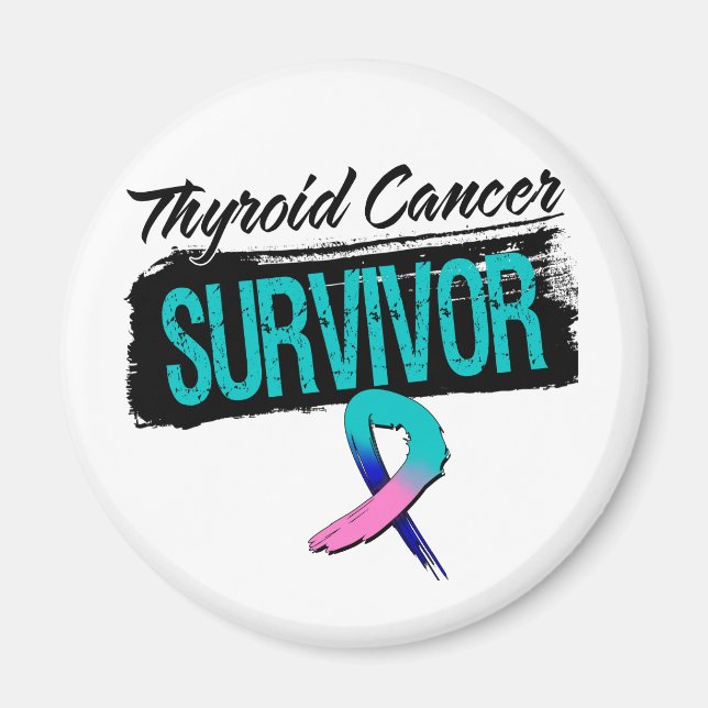 Imán Sobreviviente de cáncer tiroideo de Guay (Frente)