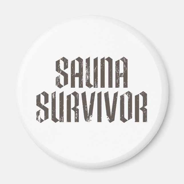 Imán Sobreviviente de la sauna 01 (Frente)