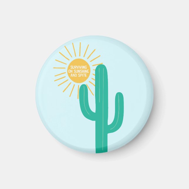 Imán Sobrevivir al sol y al espiar (Frente)