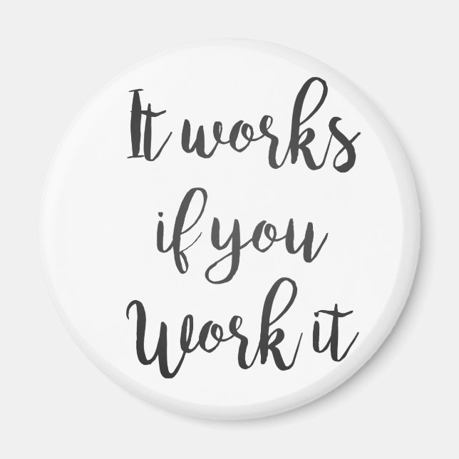 Imán Sobriedad 12 pasos presupuesto de recuperación reg (Frente)