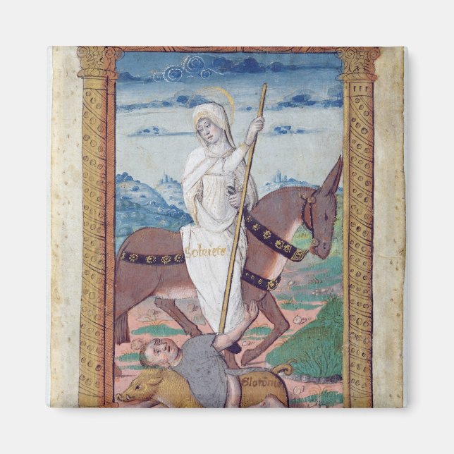 Imán Sobriedad Contra La Gluttonía (Frente)