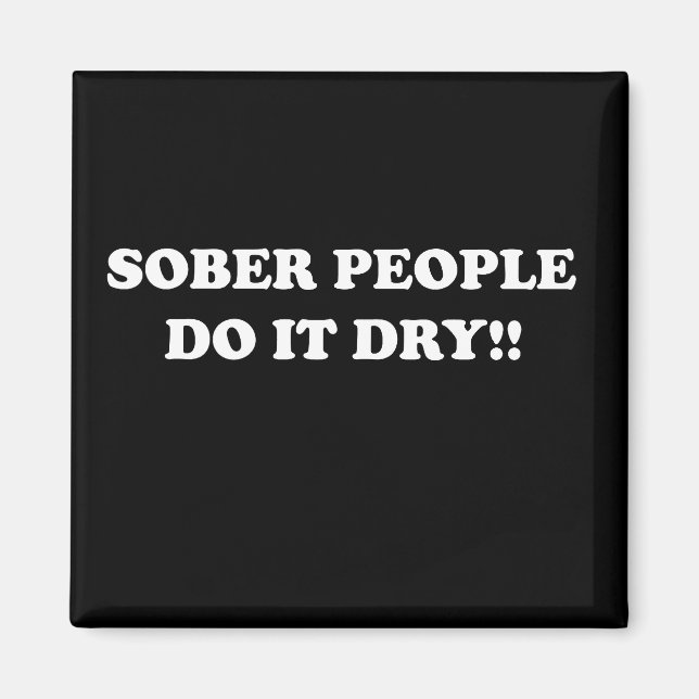 Imán sobrio (Frente)