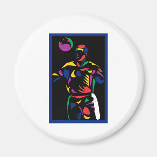 Imán Soccer Player Art3