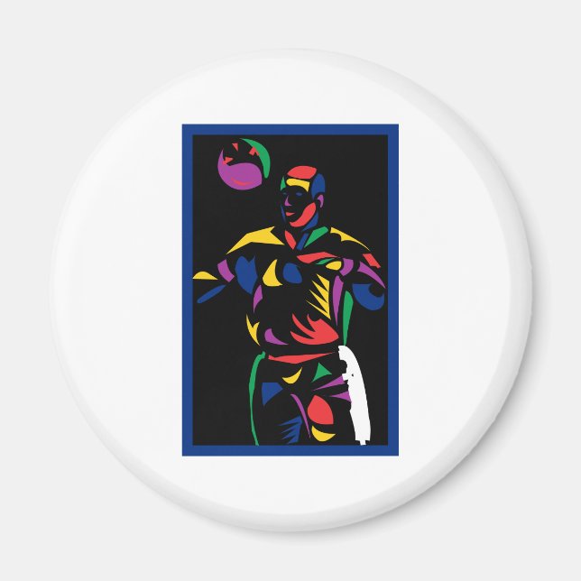 Imán Soccer Player Art3 (Frente)