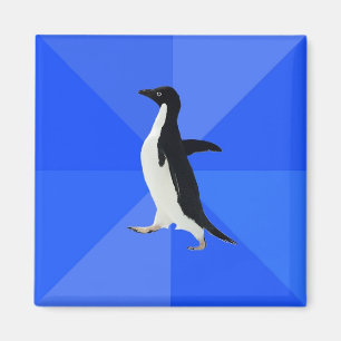 Imán Socially Awkward penguin_.