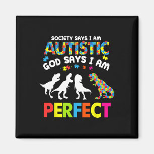 Imán Sociedad de Autismo de Dinosaurio Dice que Dios Au