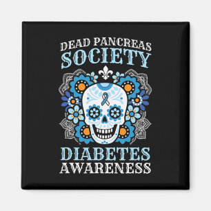 Imán Sociedad de Páncreas Muerto Diabetes Conciencia Su