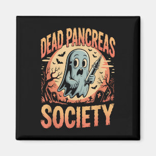 Imán Sociedad de páncreas muerto Diabetes divertidos de