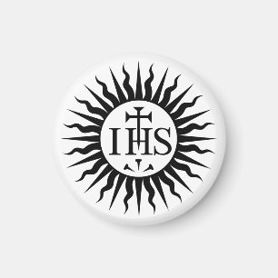 Imán Sociedad del logotipo de Jesús (jesuitas)
