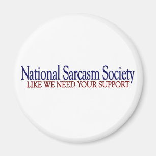 Imán Sociedad nacional del sarcasmo