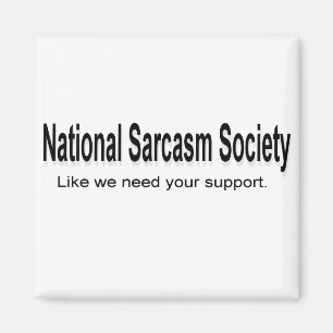 Imán Sociedad nacional del sarcasmo