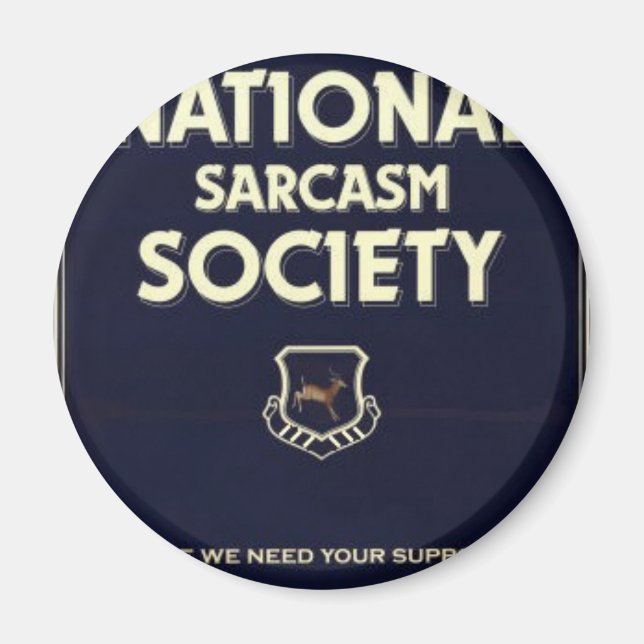 Imán Sociedad Nacional-Sarcasmo (Frente)