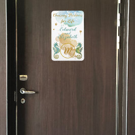 Imán Socios de crucero de pareja para caballitos de mar