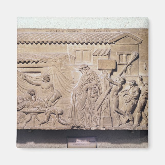 Imán Socorro representando a Dionysus en la casa de (Frente)