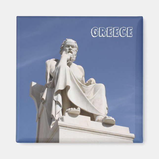 Imán Sócrates Greece Magnet (Frente)