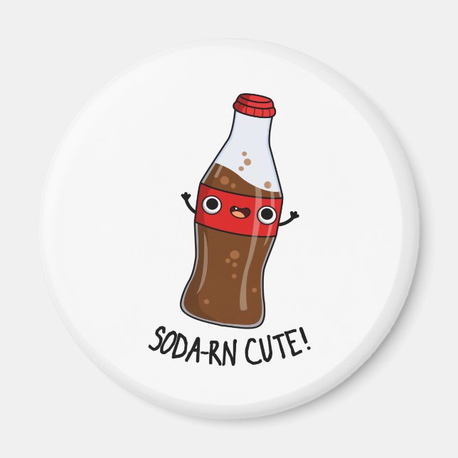 Imán Soda-rn Funny Soda Pun (Frente)
