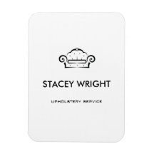 Sofá de la silueta negra tapicería blanco