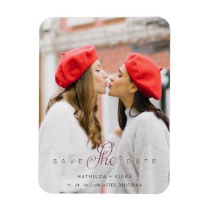 Imán Sofisticada pareja de Personalizados fotográficos