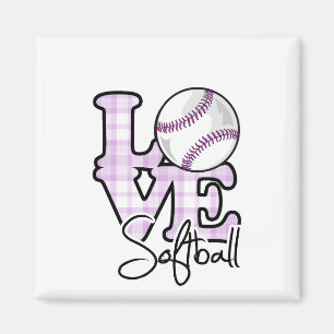Imán Softball del amor
