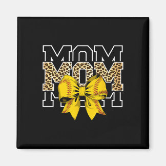Imán Softll Bow Women For Softll Leopard Mom Mothers Da